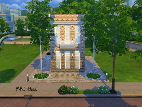 Sims 4 — Modern Loft Home by QueenSwitchblade — A modern loft home for the sophisticated Sim. This is a recreation of