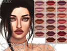 Sims 4 — Stasia Lips by Simmiex — 20 Swatches Teen-Elder Custom Thumbnail