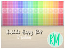 Sims 4 — Mandala Happy Tiles by RaniMathur — Beautiful tiles with a mandala design for creating colourful bathrooms.