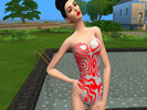 Sims 4 — Colorful swimsuit by josipajurcevic — Base game swimsuit recolor, 6 swatches, hope You like it.