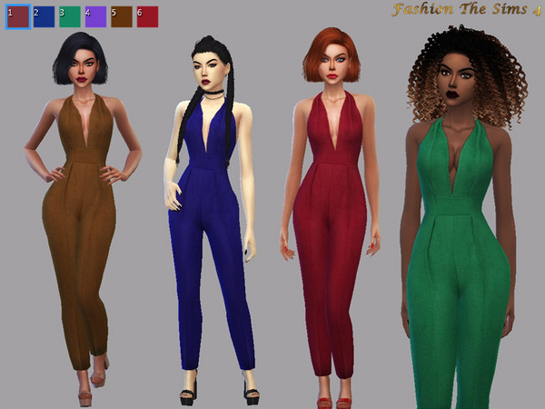 The Sims Resource - Jumpsuit LIYA recolor