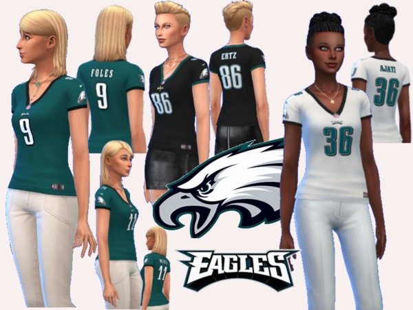 The Sims Resource - Ladies replica Philadelphia Eagles jerseys