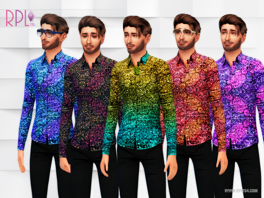 The Sims Resource - Glitter Shirt
