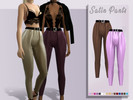 Sims 4 — BlueRose Satin Pants by BlueRose-sims — New mesh Base game and HQ compatible 16 swatches All maps (Normal,
