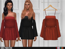 Sims 4 — ShakeProductions 128 by ShakeProductions — Full Body/Short Dresses New Mesh All LODs Handpainted 18 Colors