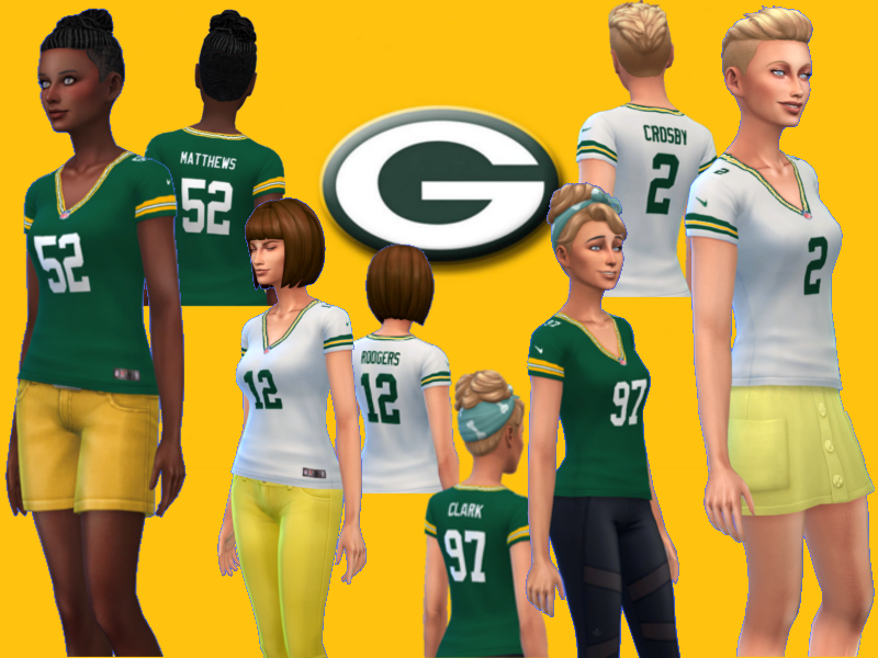 female packers jersey