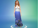 Sims 4 — Flower Skirts by chlightning — Skirts with flowers on them
