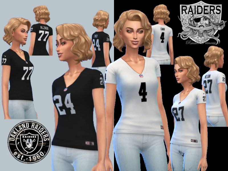 girls oakland raiders jersey