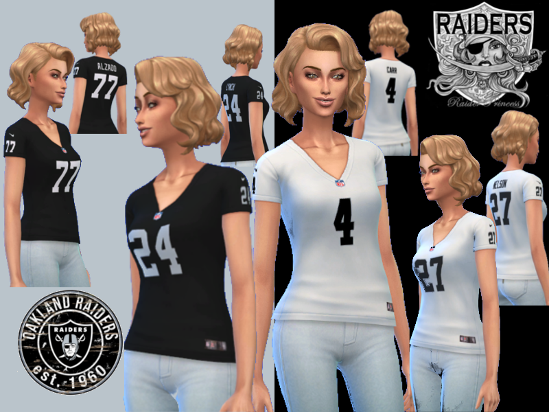 ladies raiders jersey