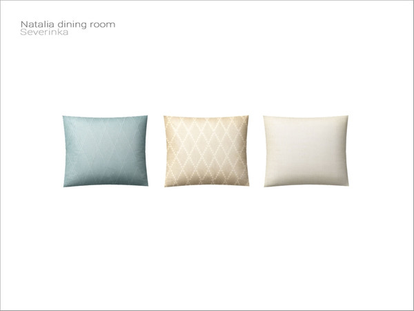 Sims 4 — [Natalia dining] sofa pillow by Severinka_ — Pillow for sofa From the set 'Natalia dining room' Build / Buy