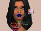 Sims 4 — Venom Lipstick by OpaqueOctober — Lipstick set with varies shades of 19