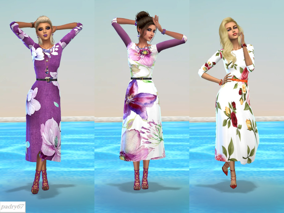 The Sims Resource dressed in violets and roses Get Together needed