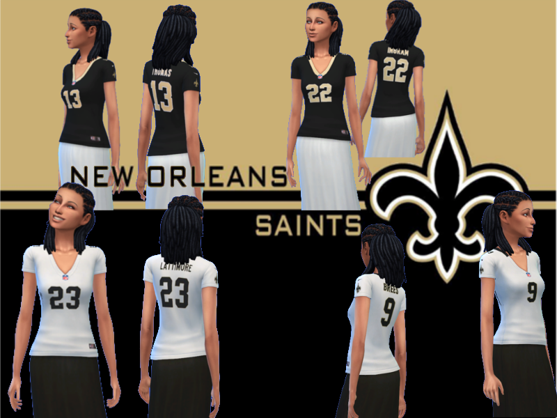 Ladies replica New Orleans Saints jerseys