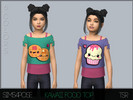 Sims 4 — S4P Child Kawaii Food Top by Sims4Pose — Sims4Pose Kawaii Child Top -CAS Thumbnail -6 Color Options -Child Top