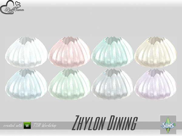 Sims 4 — Dining Zhylon Vase v1 Glas by BuffSumm — Part of the *Diningroom Zhylon Set* Created by BuffSumm @ TSR