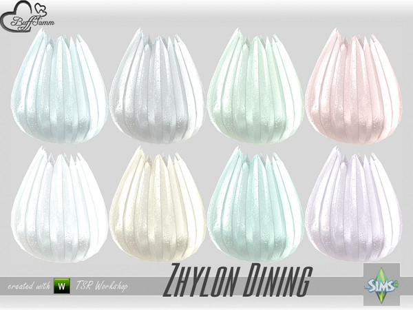Sims 4 — Dining Zhylon Vase v2 Glas by BuffSumm — Part of the *Diningroom Zhylon Set* Created by BuffSumm @ TSR