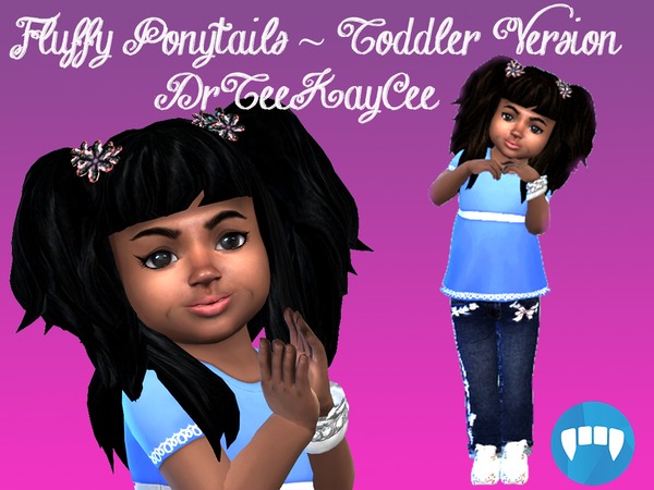 The Sims Resource Fluffy Hair Toddler Version Vampires Required