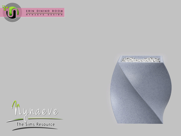 Sims 3 — Erin Vase V2 by NynaeveDesign — Erin Dining Room Decor - Large Vase Located in: Decor - Miscellaneous Price: 226