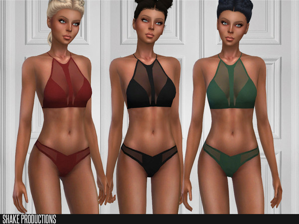 Sims 4 — ShakeProductions 141-1 by ShakeProductions — Swimwear Handpainted 12 Colors 