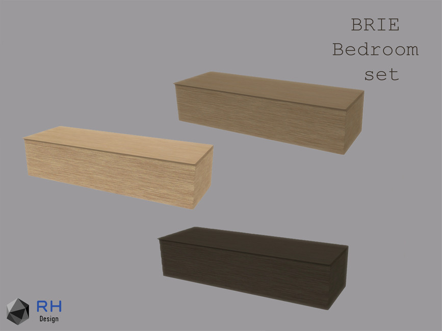 The Sims Resource - Brie Wooden Bench