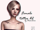 Sims 4 — BexoSims_Female tattoo #2 by BexoSims — This is my female tattoo for Sims 4 Thank you, if you use it, do not
