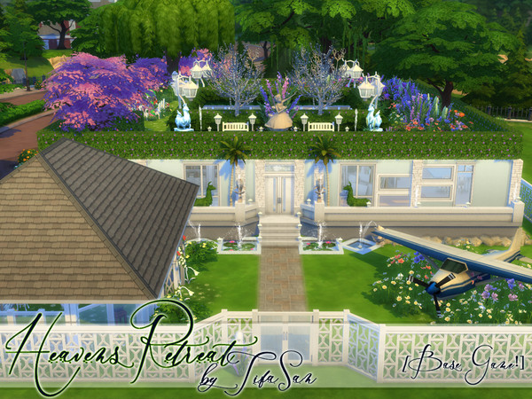 Sims 4 — Heavens Retreat [No CC!] by TifaSan2 — Lovely one bedroom, one bathroom home, perfect for a Sim just starting