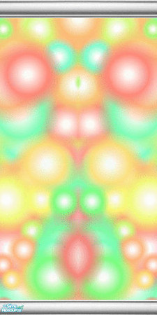 Sims 2 — Firefly wallpaper - Full Wall by fionnababygirl — A riot of no cost colour to brighten up the poorest sim house.