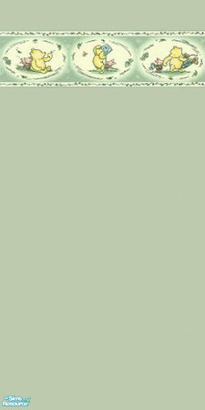 Sims 2 — JD Pooh set - Wallpaper 3 by jdamgaard — This collection of wallpaper and flooring is designed especially for
