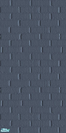 Sims 2 — Brick Finish - Perriwinkle by EarthGoddess54 — Part of the Brick Finish Wall Set. Only 1 simoleon each for those
