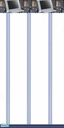 Sims 2 — Computer - Blue by Astarta — Just keep on computing :)