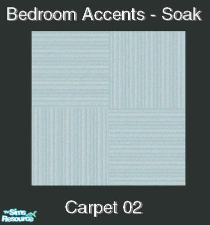Sims 2 — Bedroom Accents - Soak - Carpet 02 by Waverly — The Bedroom Accents collection consists of new beddings, rugs,