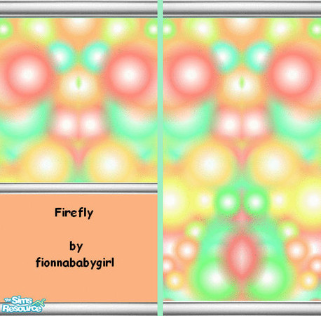Sims 2 — Firefly wallpaper by fionnababygirl — a rainbow of no cost colour for your sims to enjoy. I was playing with the