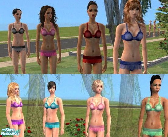 Sims 2 — Sexy bikini by 12sandra11 — After so many people liked my "cute bikini" set, I decided to do more