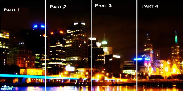 Sims 2 — Tokyo skyline by thesim44 — Beautifle wall portrait of tokyo