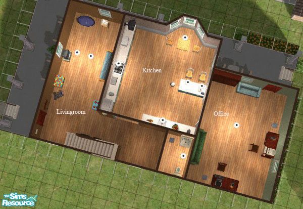 Sims 2 — Wilson Blvd.   by Icequeen21740 — Nice little house circa 1890's. One car unattached garage with long driveway,