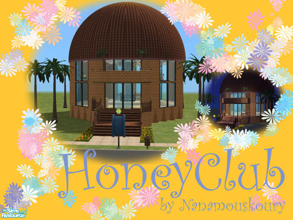 Sims 2 — ~BeeHive Valley~ HoneyClub by Nanamouskoury — A hip nightclub that will entertain all from teens to elders.