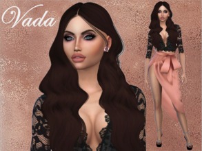 Sims 4 — Vada Campbell by fashSIMnista — Hello everyone, thought I'd share my first creation, Vada, with my fellow