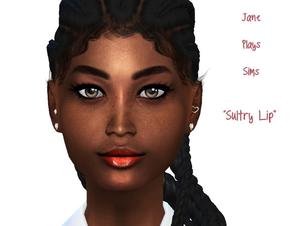Sims 4 — Jane_Plays_Sims - Sultry Lipstick by jane_plays_sims — Glossy lipstick. Contains 10 swatches of various reds,