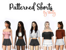 Sims 4 — Patterned Shorts - Get to Work needed by sheli5002 — Patterned shorts for Sims 4. Inspired by Pull and Bear.