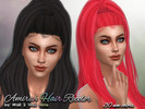Sims 4 — Amirah Hair Recolor - Mesh needed by Wall2WallSims — This is a hair recolor for the Amirah hair by Leah Lillith,