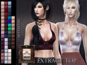 Sims 4 — Extract Top by RemusSirion — Extract top for the Sims 4 Preview picture was done without HQ mod. 60 colours base