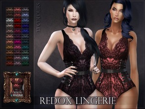 Sims 4 — Redox Lingerie by RemusSirion — Redox Lingerie for the Sims 4 Preview picture was done without HQ mod. 33