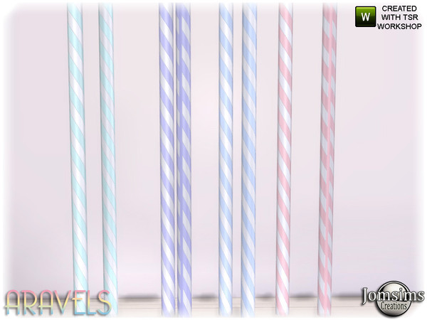 Sims 4 — aravels kids barley sugar deco by jomsims — aravels kids barley sugar deco