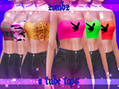 Sims 4 — ❤ Tubetops - 8 Swatches ❤ AF by Zombzsim — You'll get 8 swatches of these tops in the