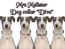 Sims 4 — Dog collar  by mrsmalister — Elegant looking dog collar for large dog divas! Let your Sim's dogs sparkle in