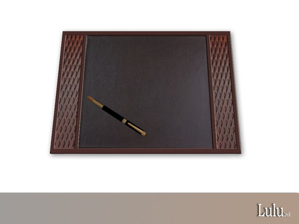 Sims 4 — Modern Office Desk Pad  by Lulu265 — Part of the Modern Office Set 