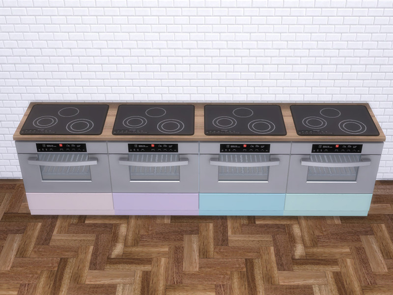 Sooky's Pastel Kitchen Stove [Mesh Neded]