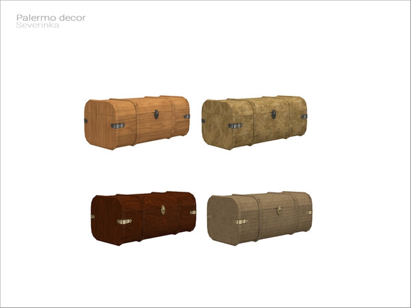 Sims 4 — [Palermo decor] - small chest by Severinka_ — Small chest From the set 'Palermo decor' Build / Buy category: