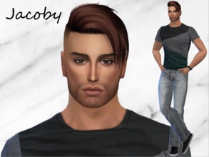 Sims 4 — Jacoby Zink by fashSIMnista — Hello everyone, this is my hunk Jacoby (Ja-coby). Happy simming! Enjoy :) Please