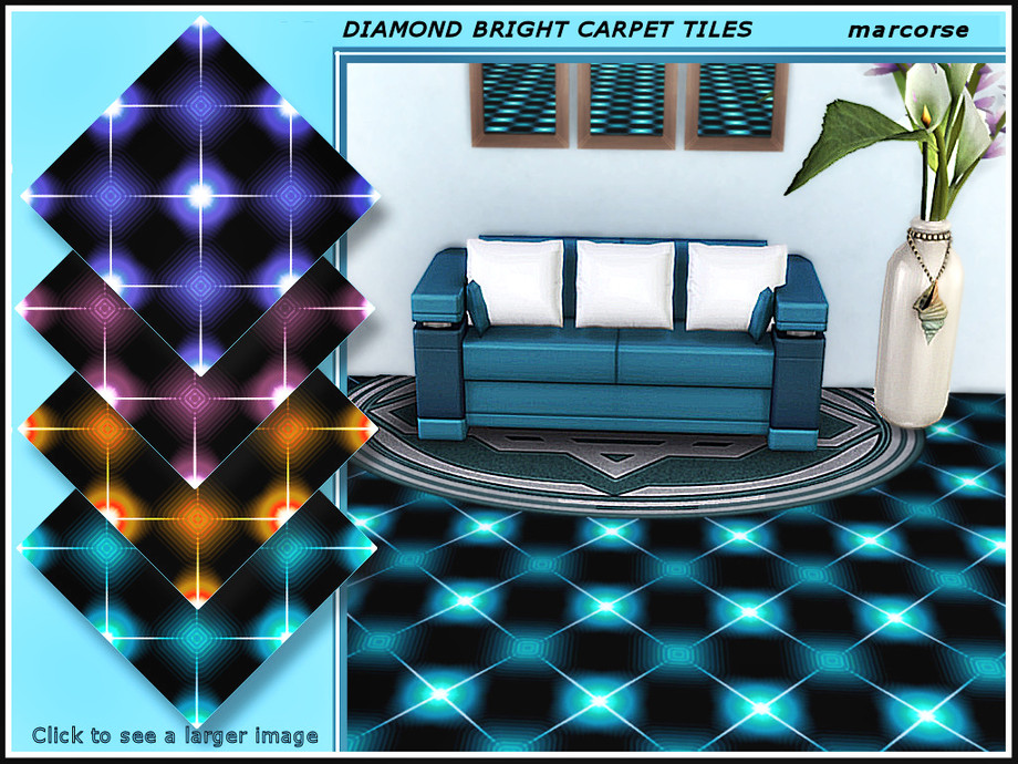 Sims 4 Diamond Rug The Sims Resource | Diamond Bright Carpet Tiles_marcorse